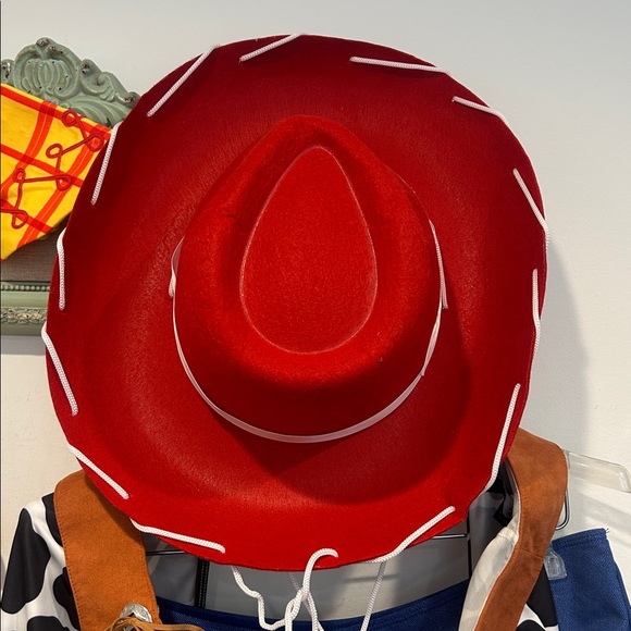 Dolls Kill Jessie Toy Cowgirl Story chaps & hat costume women’s xl nwot - Picture 4 of 8